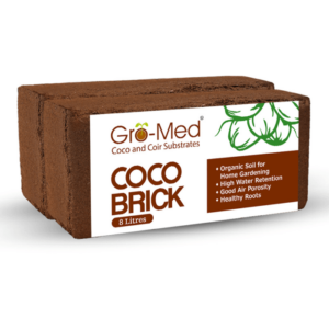 Gro-Med Coconut Coir Brick – Expands upto 10 Litres