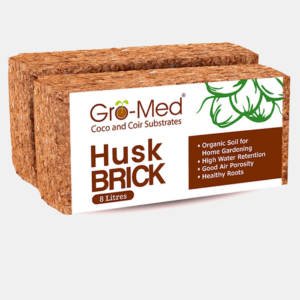 Gro-Med Coco Husk Chips Brick – Expands Up to 70 Litres